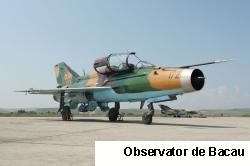 Roata unui MiG 21 de la Bacau a explodat pe Aeroportul Timisoara