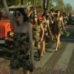Paradă de 1 mai la Mamaia: fete sexy şi maşini de epocă