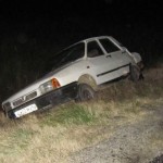 Oncesti: Accident rutier produs pe fondul neadaptării vitezei la condiţiile de drum