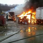Incendiu de proportii in comuna Beresti Tazlau