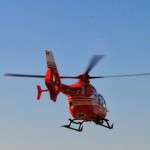 Un elicopter a preluat o gravidă de la spitalul din Podu Turcului