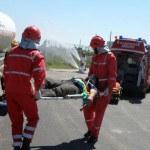Misiuni de asigurare a măsurilor de prevenire și stingere a incendiilor în urma unor accidente rutiere