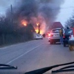 Incendiu de proportii in Letea Veche