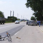 Coliziune între un biciclist şi o caruta în Bereşti-Tazlău 
