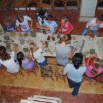 Tainele Culturii Cucuteni, în mâinile copiilor din Moinesti