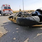 Motociclist rănit intr-un accident rutier