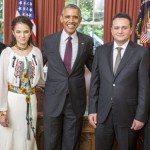 George Maior, ambasadorul Romaniei in SUA si-a prezentat scrisorile de acreditare presedintelui Barack Obama