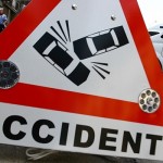 Accident rutier produs pe fondul nepăstrării unei distanțe de siguranță în mers