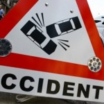 Accident rutier produs pe fondul nepăstrării unei distanțe de siguranță în raport cu autoturismul din față
