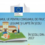 Lapte, fructe și legume pentru școlari cu sprijin UE
