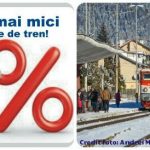 Reduceri tarifare la peste 100 de trenuri