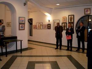 Expozitie de arta plastica, la biblioteca din Onesti