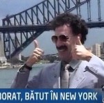 Borat, batut la New York