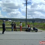 Blagesti: Batran accidentat de un moped în timp ce traversa neregulamentar