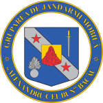 Gruparea de Jandarmi Mobila Bacau are insemn heraldic