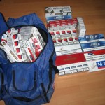 23. 400 ţigarete de contrabandă confiscate de inspectorii vamali  de la BVF Albiţa