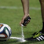 Fotbal – CM 2014: A fost folosit sprayul pentru marcarea zidului la loviturile libere