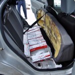 Aproape 4.000 de pachete de tigări, confiscate de polițiști