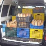 Sancţionat pentru că transporta ilegal pâine