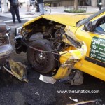 Pasager în taxi, rănit în urma unui eveniment rutier