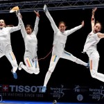 Echipa feminină de spadă a câştigat medalia de aur la CE de scrimă