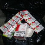 Depistat în timp ce transporta țigarete de contrabandă