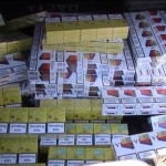 180 de pachete de țigări, confiscate de polițiști